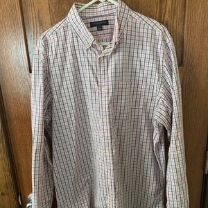 Banana Republic XL plaid long sleeve button down